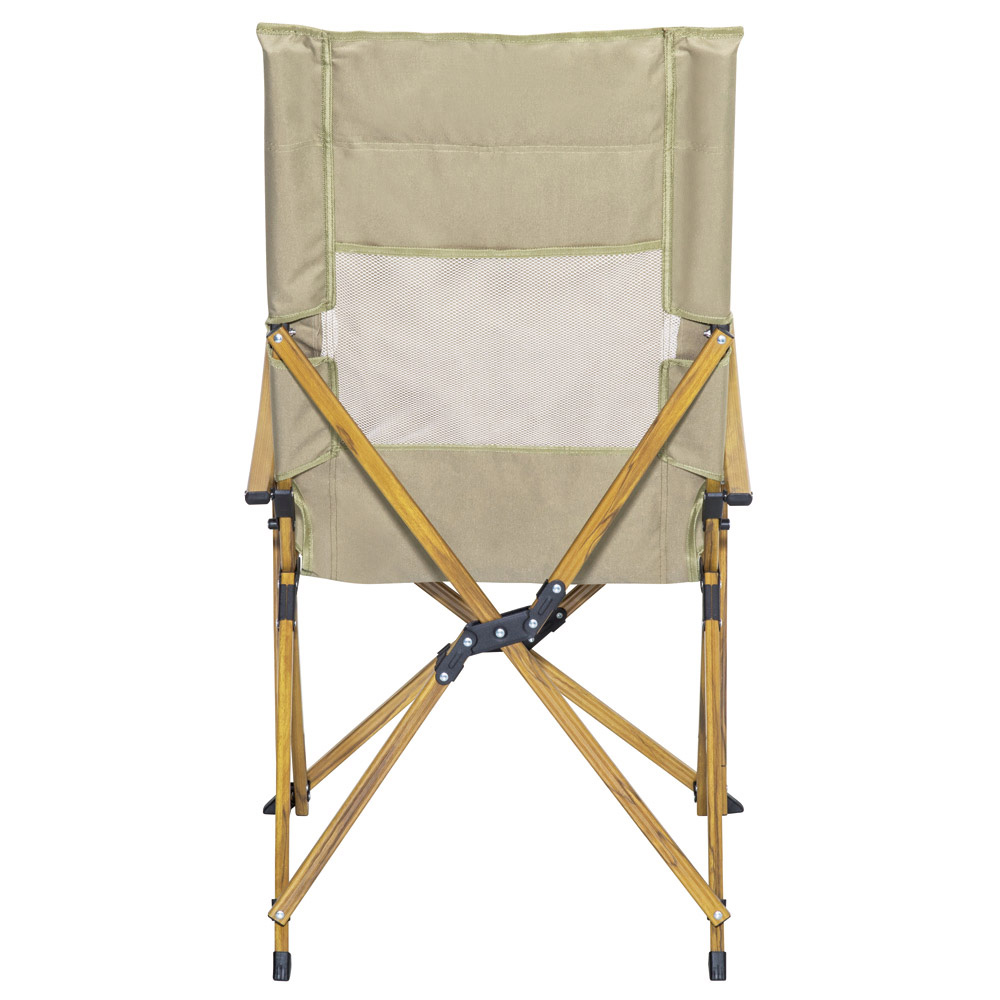 DPT, Foldable Camping Chair, Trips Chair, Kaki, Size103*74*55Cm