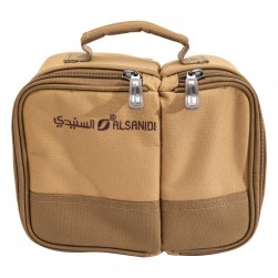 ALSANIDI, Separated cups and Mugs bag for trips, Cups Bag, Kaki, Size 25.5*18.5*10Cm