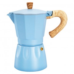 ALSANIDI, Espresso coffee maker, Portable espresso coffee maker, Sky Blue, capacity 36 ml