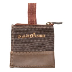 ALSANIDI, Tea and sugar storage bag for trips, 5 different pieces, Coffee Brown, Size 29*22.5*1Cm