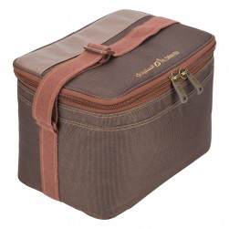 ALSANIDI, Heat and cold insulated keeping bag for food and drinks, Food bag for Trips, Brown*Sandy, Size 32*22*22Cm