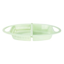 ALSANIDI, Plastic rice and Vegetables strainer, Rice, Vegetables and fruits strainer, Green Light, Size 42*26.5*5.5 Cm