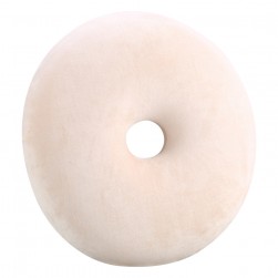 DPT, Medical pillow with memory foam filling, Donut Shape Memory Foam Seat Cushion, Beige, Size 40 Cm