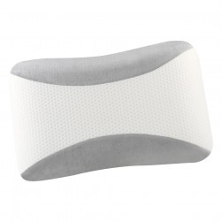 DPT, Medical pillow with memory foam filling, Anti-Bacterial Neck and Shoulder Support Pillow, Gray*White, Size 35*55 Cm