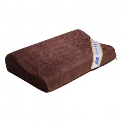 DPT, Medical pillow with memory foam filling, Anti-Bacterial Neck and Shoulder Support Pillow, Brown, Size 30*47 Cm