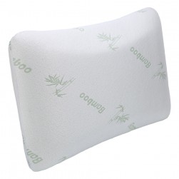 DPT, Medical pillow with memory foam filling, Anti-Bacterial Neck and Shoulder Support Pillow, White, Size 45*70 Cm