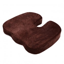 DPT, Medical pillow with memory foam filling, seat cushion, Brown, Size 36*44 Cm