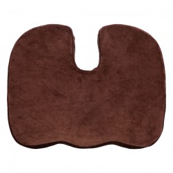 DPT, Medical pillow with memory foam filling, seat cushion, Brown, Size 36*44 Cm