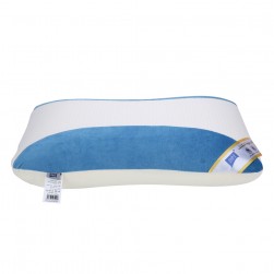 DPT, Medical pillow with memory foam filling, Anti-Bacterial Neck and Shoulder Support Pillow, Blue*White, Size 40*60 Cm