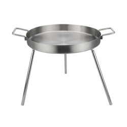 ALSANIDI, Grill pan, Burger Grill Saj, Silver, Size 40 Cm