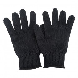 DPT, Cut resistant gLoves, GLoves are used to work safeLy, used for cutting, Black, Size 25 Cm