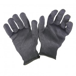 DPT, Cut resistant gLoves, GLoves are used to work safeLy, used for cutting, Gray, Size 25 Cm