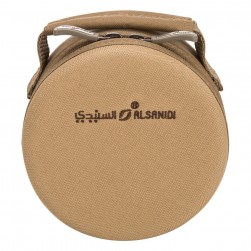 ALSANIDI, Advanced cups Bag for trips, Tea cups Bag, Kaki, Size 15*15*8Cm