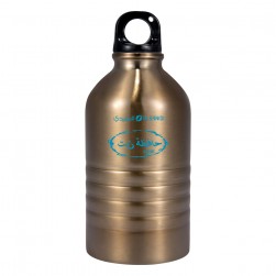 ALSANIDI, Oil flask, Liquid storage, Silver, capacity 400 ml