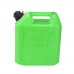 دي بي تي، خزان وقود وبنزين سميك، حاوية بنزين بلاستيكية محمولة، اخضر، سعة 10 لتر