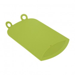 ALSANIDI, Cutting board with Plastic Strainer, Fruit and Vegetables cutting board, Green, Size 23*38 Cm