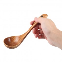 ALSANIDI, Cooking spoons, Brown, Size 20 Cm