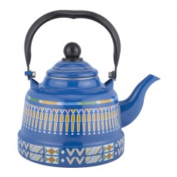 ALSANIDI, Al-Asiri inscription Teapot, Al-Asiri Teapot, Blue, capacity 2.5 L