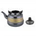 السنيدي، ابريق شاي غضار نقش مشجر، براد شاي، اسود، سعة 1.1 لتر