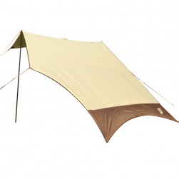 DPT, Road Umbrella, Portable Car Canopy, Sandy, Size4.2*4.4Metre