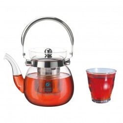 ALSANIDI, Glass teapot, Teapot, Transparent , capacity 1000 ml