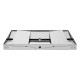 ALSANIDI, Trips grill, Portable BBQ stove, Silver, Size 60*30*25 Cm