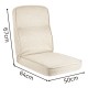 ALSANIDI, Ground Camping and Garden Chair, Trips Chair, Beige, Size 50*64*67 Cm