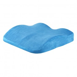 DPT, Medical pillow with memory foam filling, Foam seat cushion, Blue, Size 41*39 Cm