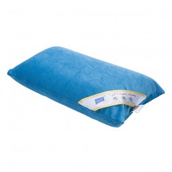 DPT, Medical pillow with memory foam filling, Foam seat cushion, Blue, Size 42*23 Cm