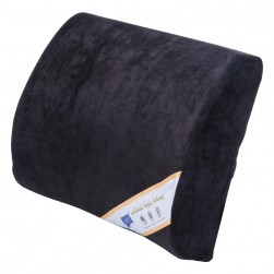 DPT, Medical pillow with memory foam filling, Foam seat cushion, Black, Size 34*30 Cm