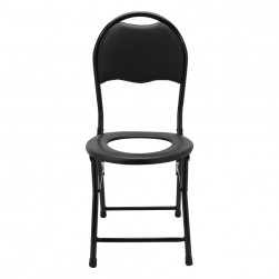 DPT, Portable Toilet Chair, Portable Toilet, Black