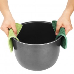 ALSANIDI, Silicone Hot pot holder, Green, Size 17.5*17.5 Cm