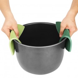 ALSANIDI, Silicone Hot pot holder, Green, Size 17.5*17.5 Cm