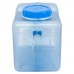 السنيدي، جالون مياه مع صنبور، جركل ماء، ازرق شفاف، سعة 8 لتر