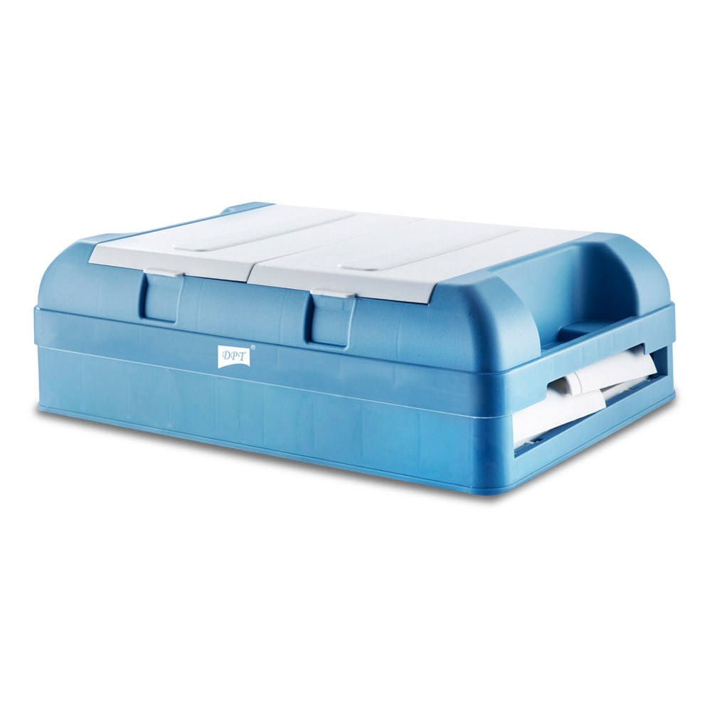 DPT, Plastic Tool Box, Kit Box, Blue*White, Size 46*28*29 Cm