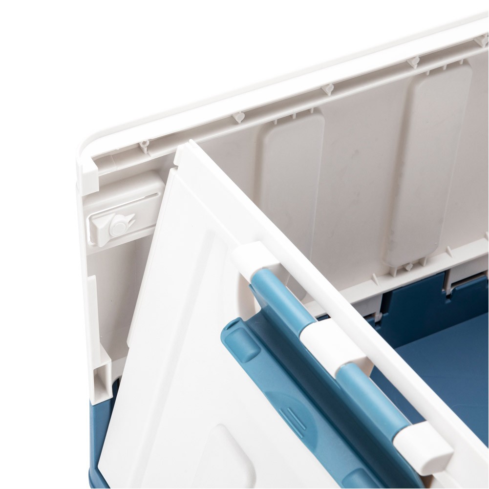 DPT, Plastic Tool Box, Kit Box, Blue*White, Size 57*33*34.5 Cm