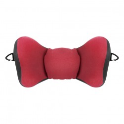 ALSANIDI, Travel foam head pillow, Trips Pillow, Red, Size 30*18.5*15 Cm