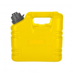 DPT, Thick Fuel and Gasoline Tank, 
Portable Plastic Petrol Container, Yellow, capacity 5 L