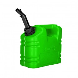 DPT, Thick Fuel and Gasoline Tank, 
Portable Plastic Petrol Container, Green, capacity 5 L