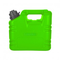 DPT, Thick Fuel and Gasoline Tank, 
Portable Plastic Petrol Container, Green, capacity 5 L