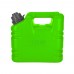دي بي تي، خزان وقود وبنزين سميك، حاوية بنزين بلاستيكية محمولة، اخضر، سعة 5 لتر