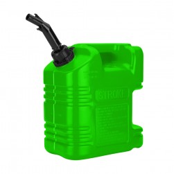 DPT, Thick Fuel and Gasoline Tank, 
Portable Plastic Petrol Container, Green, capacity 10 L