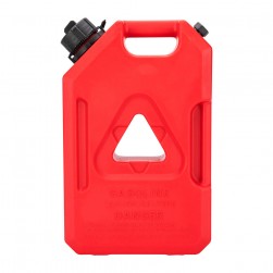 DPT, Thick Fuel and Gasoline Tank, 
Portable Plastic Petrol Container, Red, capacity 3.8 L