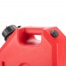 دي بي تي، خزان وقود وبنزين سميك، حاوية بنزين بلاستيكية محمولة، احمر، سعة 11.3 لتر
