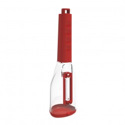 ALSANIDI, Multi-function Peeler, Potatoes peeler, Red, Size 22.5 Cm