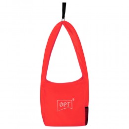 دي بي تي، حقيبة قابلة للطي، حقيبة تسوق محمولة، احمر، مقاس 30*35 سم