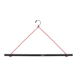 DPT, Foldable Aluminum clothing Hanger, Black, Size 42.2 Cm