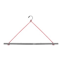 DPT, Foldable Aluminum clothing Hanger, Silver, Size 42.2 Cm