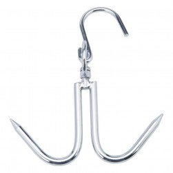 ALSANIDI, Stainless Steel Meat Hanging Hook, Meat hanging hooks, Multicolored , Size 23*16*1 Cm