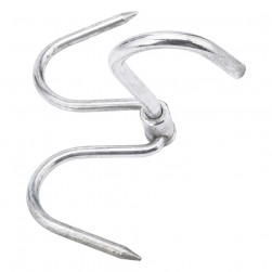 ALSANIDI, Stainless Steel Meat Hanging Hook, Meat hanging hooks, Multicolored , Size 19*17*1 Cm